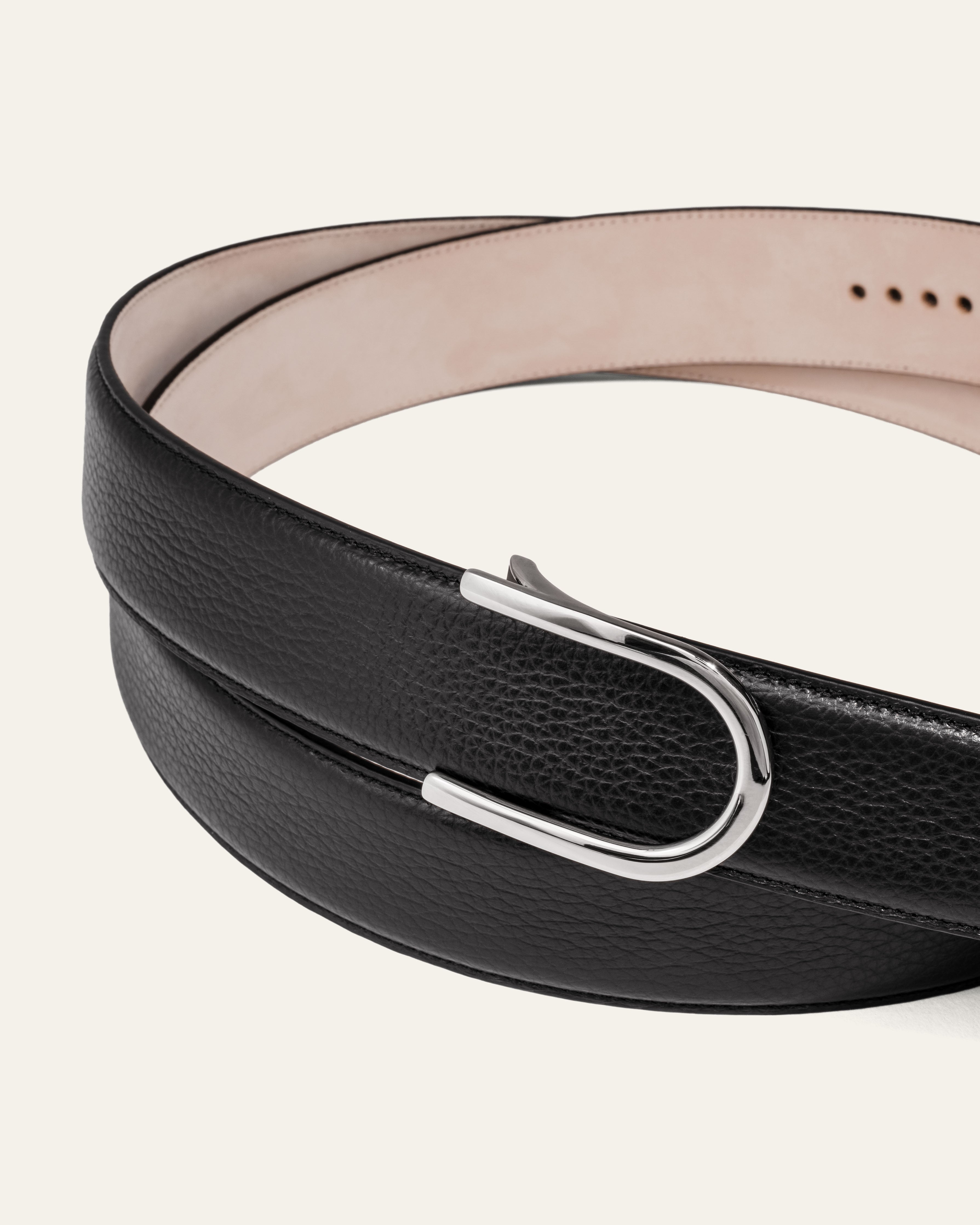 Model 4 Palladium – Black Grain Bovine Leather